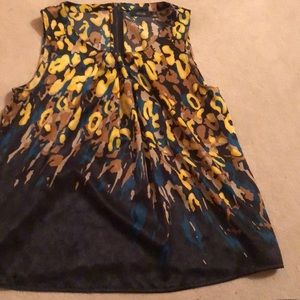 Apt 9 scoop zipper tank animal geometric